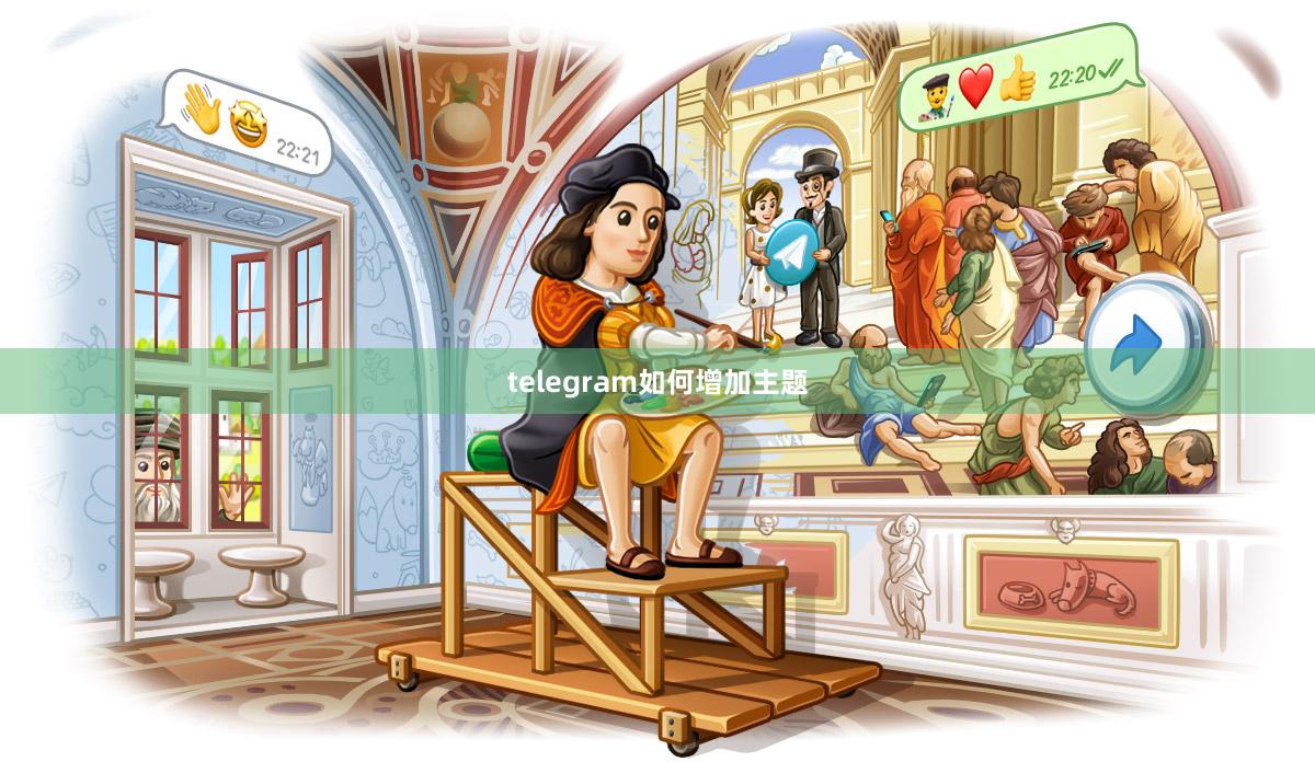 telegram如何增加主题